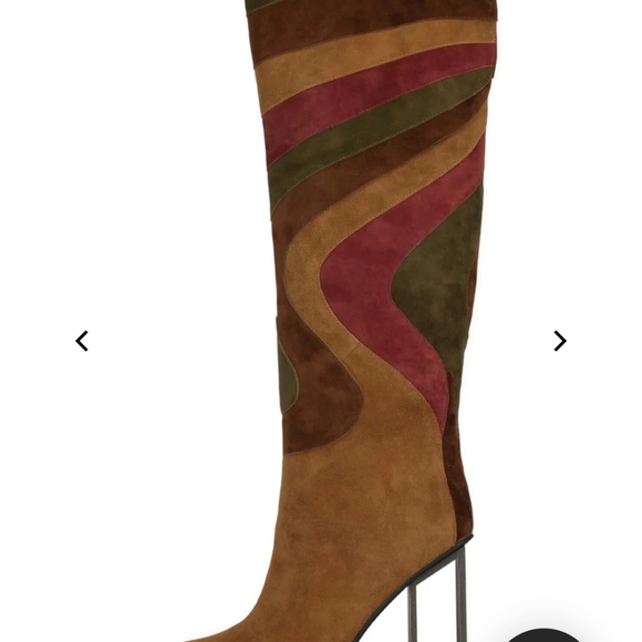 Jeffery campbell energy patchwork boot women size 5 - Picture 2 of 3